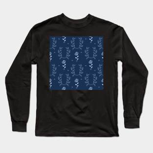 Elegance Seamless pattern with flowers Long Sleeve T-Shirt